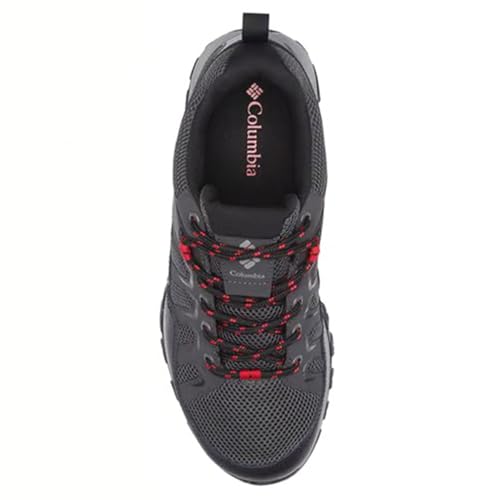 Columbia Columbia Men's Granite Trail Waterproof, Shark/Mountain Red, 9