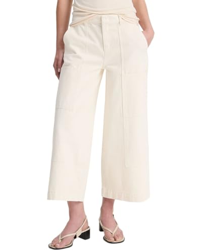 Vince Women's Mid Rise Utility Crop Wide Pant