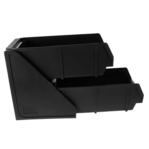 NAMOARLY Bar Storage Rack Coffee Ornament Container Condiment Pantry Office Accessories Tea Bag Divided Basket Snack Containers Countertop Packet Fridge Organizers and Storage Clear Plastic