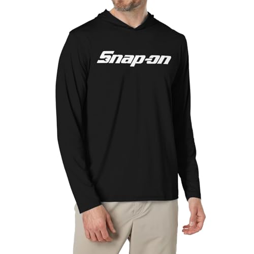 Snap-On Men's Hooded Long-Sleeved T-Shirt Tee - Main Image