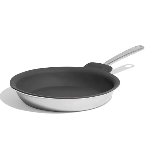 Image of Made In Cookware - 10 inch Frying Pan Protector - Molded Silicone - Dishwasher Safe - Graphite