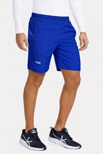 Image of TYKA Mycra Shorts for Men | Polyester Training Shorts | Quick Dry Gym Running Sports Wear Black