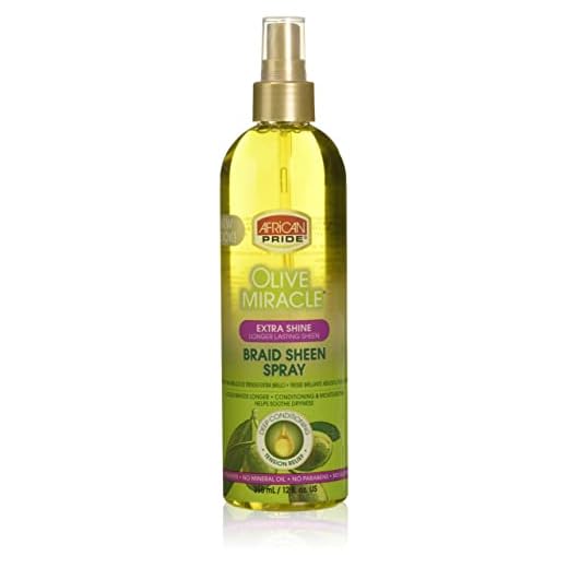 African Pride Braid Sheen Extra Spray, 12 Ounce