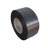 bawepa | Ruban auto semi-automatique pour machine de cerclage | 12,0 x 0,55 mm | 1300 N | noyau 200 mm | rouleau de 3000 mètres