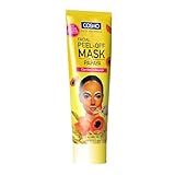 Cosmo Face Care Papaya Peel Off Mask 150ml - 5.07 Fl.oz, Natural Extract, Brightening & Exfoliating, Black Head Removal, Deep Pore Cleansing, Dark Spot Reduction, Treatment Masks, All Skin Types