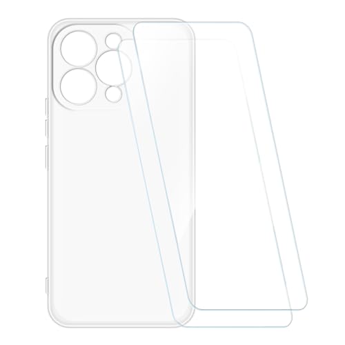 ESACMOT �v�����g�P�[�X + 2�������K���X�t�B���� Oukitel P1 Pro �Ƃ̌݊�������, �Ռ��z���\�t�g�J�o�[ HD�N���A (�N���A)