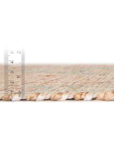 Tapete corredor Chenille Jute 2'2" x 8' Khaki Ivory miniatura 3