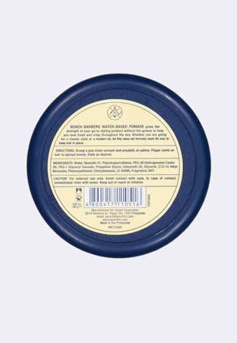 Bench Fix Hair Styling Products (Blue - Water-Based Pomade)