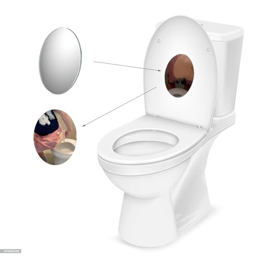 Toilet Mirror for Wiping Potty Training Kids Compact and Convenient Bathroom Mirror for Easy Viewing Shatterproof Fog-Free Design Ideal for Personal Grooming & Daily Use