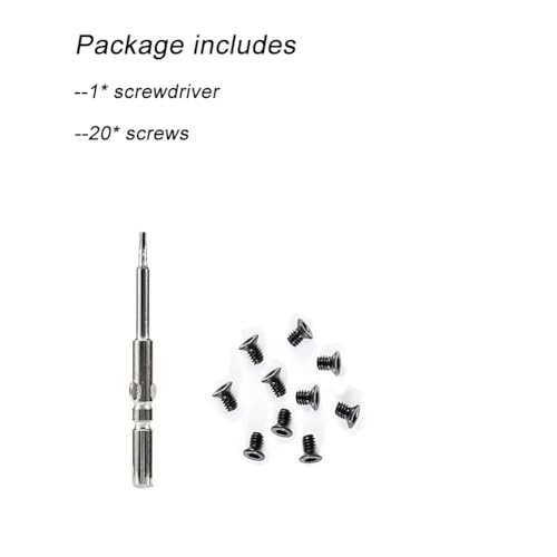 20 Screws and 1 Screwdriver for RFID Minimalist Aluminum Metal Slim Wallet2