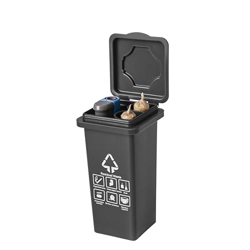 Pre-Roll Cone Holder Case – Only Compatible with 1 1/4 Size Cones, Cigarette Case with Lighter Holder, Portable Travel Storage Box (Grey)