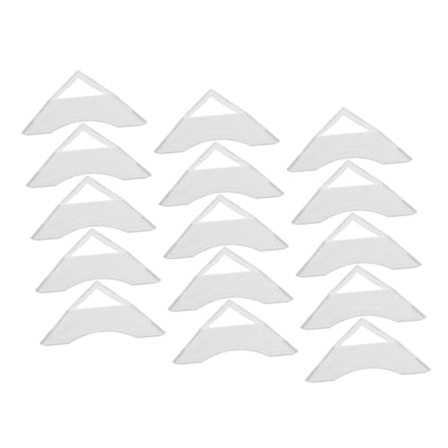 Abaodam 30Pcs Puzzle Cube Holder Transparent Plastic Triangle Display Stand for Speed Cube Organization and and Lightweight Cube Base for Home Travel