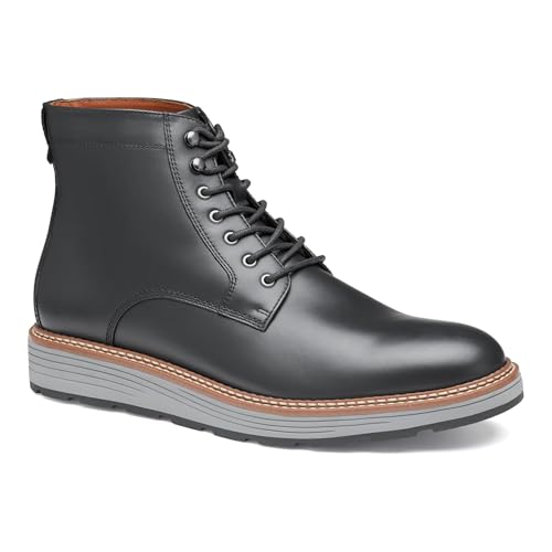Image of Johnston & Murphy mens Upton Lug Plain Toe Boots