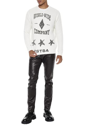 Forever 21 Men's Coated Slim-fit Jeans