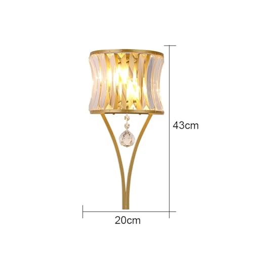 Lampe murale de luxe en cristal au design post-moderne et élégant - 7