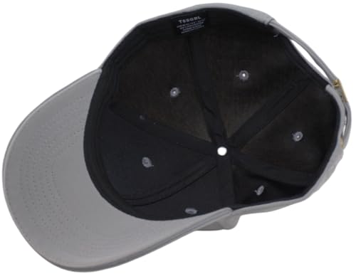 Image of TSSGBL Men's Plain Baseball Hat - OSFM & XXL Big Head Fit,Adjustable Structured Ball Cap with Reflective Sandwich Brim
