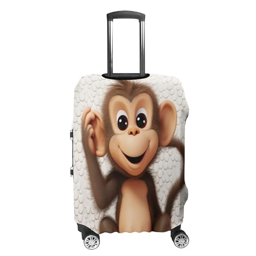 Housse de protection valise motif singe pour voyager serein - 4