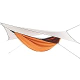 Hamacas al Aire Libre Una sola hamaca doble con toldo Hamaca de la sombrilla anti-rollover de giro al aire libre Adecuado para el recorrido de mochila para...