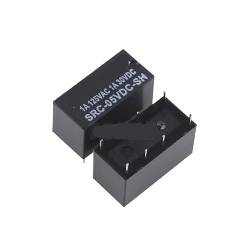 Relais SRC-05VDC-SH 8 broches mini pour circuit imprimé électronique