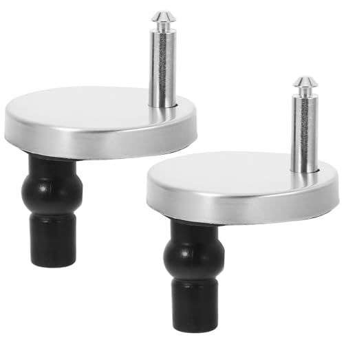 healvian 2個 便座交換用ステンレス製固定ネジ トイレ蓋アクセサリー 取り付け簡単 汎用 トイレカバー補修パーツ