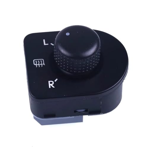 Bouton rétroviseur Passat B5 1998-2004 interrupteur commande de glace noir - 2