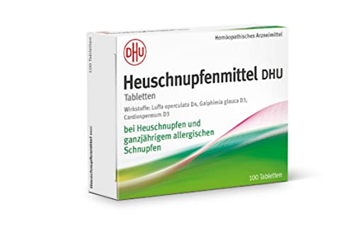 DHU Heuschnupfenmittel macht nicht müde hilft Augen und Nase 100 St. Tabletten