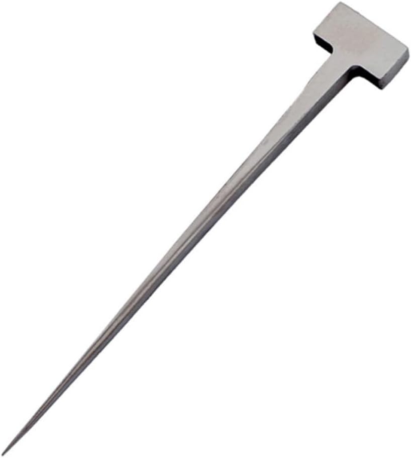 HOMSFOU Stainless Steel Eel Spike T-shaped Nail 1pcs Kitchen Gadget Seafood Tool for Home Cooking and Fish Preparation