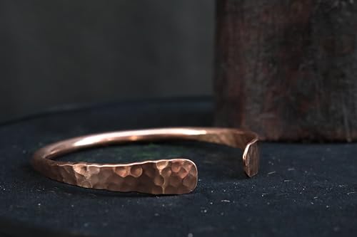 Image of Copper Cuff Bracelet Handmade Jewelry For Men And Women 100% Solid Uncoated Copper