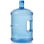 Monwssoe 5 Gallon Water Bottle, Reusable Water Container with Handle and Leak-Proof Cap for Home & Office, 5 Gal Jug Made of Food-Grade PC