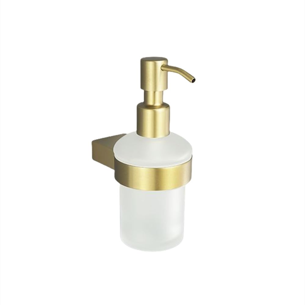 Distributeur de savon or brossé avec mécanisme de pompe fluide