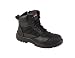 ARMA A16-TITAN Leather Upper Side Zip Safety Work Boots with Shock Absorbing Heel and Penetration Resistant Midsole, Black, Sizes 4-14 UK