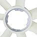 1pc Engine Radiator Cooling Fan Blade 21060-40P0A Compatible with Nissan 300zx Z32 Front Side