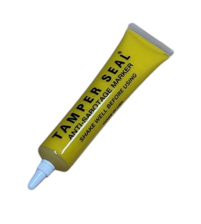Next Phase Yellow Tamper Seal Inspection Paint Tamper-Proof Security Marker for Bolts Fasteners & Assemblies Quick-Drying High-Visibility Paint Automotive & Industrial Use 1.5 oz Yellow