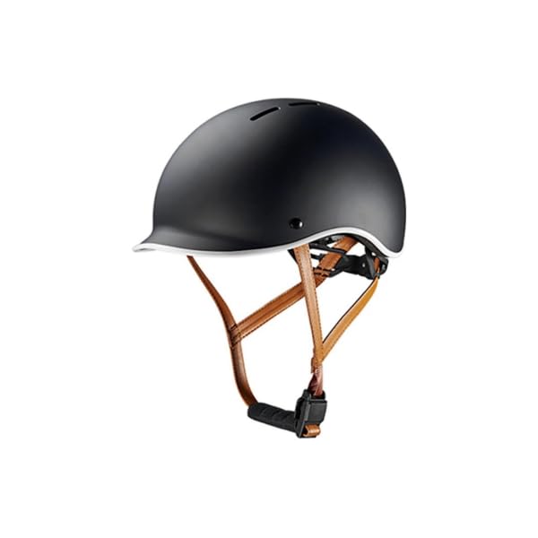 Casque urbain OPTIMIZ O375 noir mat réglable pour sécuriser vos trajets en ville