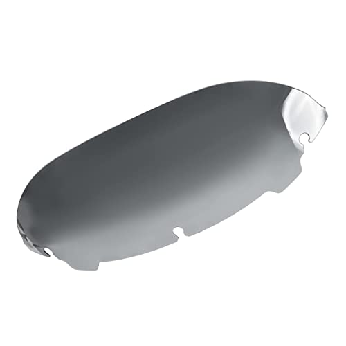 Image of Smoke 7 inch Round Batwing Windshield Windscreen Compatible for 14-24 Harley Davidson Touring Street Glide Electra Glide FLHT FLHTCU Ultra Classic Glide FLHX FLHTK Tri Glide 2014-2024