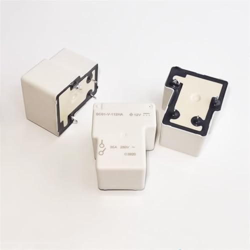 Relais 12VDC SC01-V-112HA 35A à 4 broches pour circuits imprimés automoteurs - Lot de 10 pièces