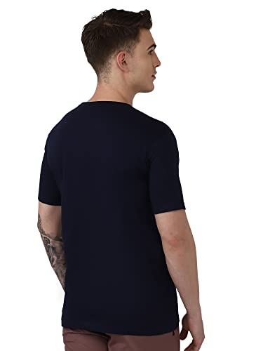 Image of hummel Champ Round Neck Cotton Rich Half Sleeve Solid Regular fit Cottonpoly T-Shirt for Men Comfortable Soft Breathable Fabric Stretchable for Everyday Use Ideal for Casualwear