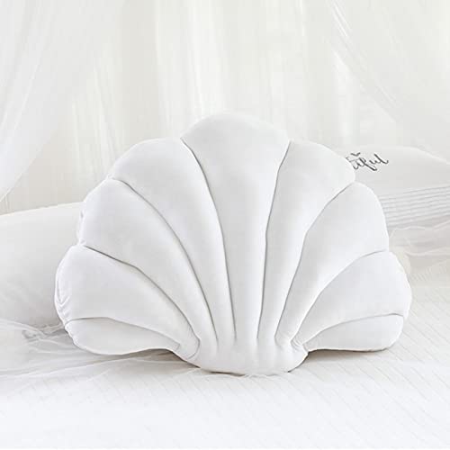 Travesseiro Concha do Mar, Princesa do Mar Travesseiro Decorativo Concha de Veludo Travesseiro Conch