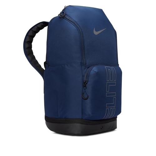 Image of Nike, Unisex, Varsity Elite Backpack (32L), Midnight Navy /Black /Iron Grey, One Size