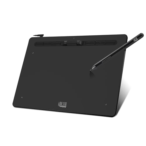 Image of Adesso Large Graphics Drawing Tablet Pad, 10x6 Inch, 8192 Levels