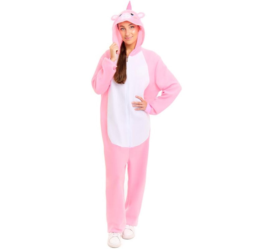 Partilandia | Disfraz de Unicornio Rosa para adulto (Talla S)