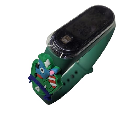 Relógio Digital Infantil Touch LED Super Heróis resistente à Água Personagem Rock - Patrulha Canina_