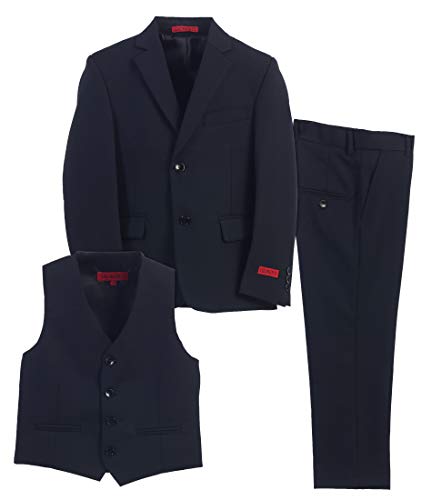 Gioberti Boy's Formal Suit Set, Navy, Size 8