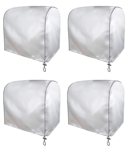Housse imprimante 3D étanche en tissu Oxford 210D argenté Lot de 4 housses 50x50x55 cm