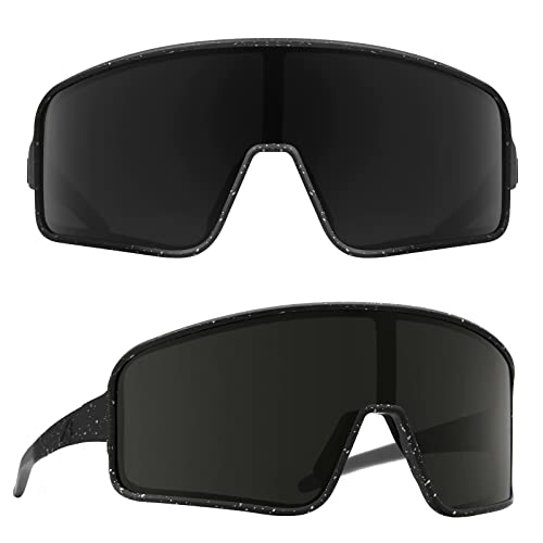 Image of MAXJULI Polarized Sunglasses for Men Women, Windproof Outdoor Sports Cycling Running UV400 Protection Sun Glasses 8121