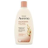Aveeno Nourishing Body Wash with Prebiotic Oat & Almond Oil, Sulfate-Free, 18 fl. oz