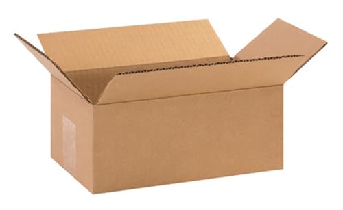 Image of Secure Seal - 9x5x3 Pack of 25 Corrugated Cardboard Packing Shipping Mailing Moving Carton Boxes