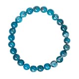 Blue Apatite, Handmade, 8mm, Beads, Stretch Elastic Bracelet, Natural Crystal, Healing Power Energy, Gifts for Adult, Unique Gifts, bracelets for women, gifts for her, gifts for women, jewelry for women, Crystals, Unisex Bracelet, Karma’s Gems