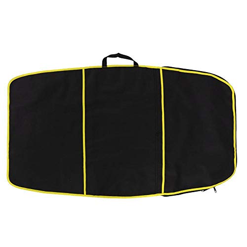 Tarente Durable Carry Tabla de Surf Bodyboard Cubierta de poliéster Bolsa Surfing Accesorio (Raya Amarilla)