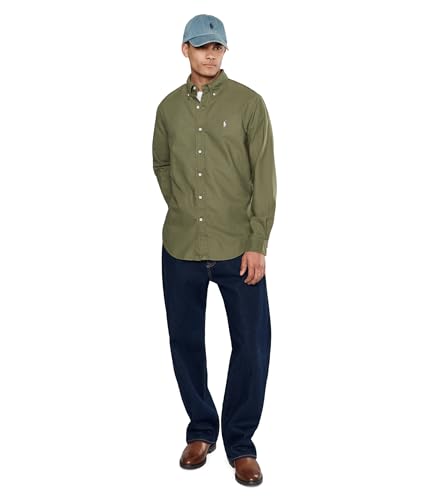 Image of POLO RALPH LAUREN Men's Classic Fit Plaid Oxford Shirt